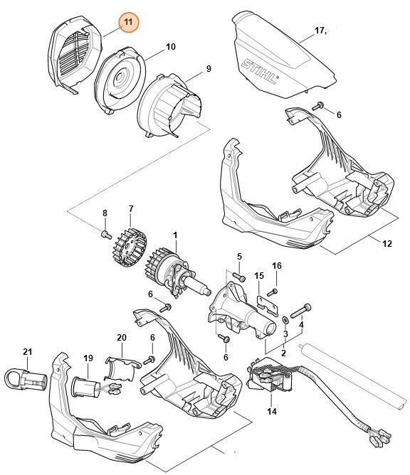 Kratka ochronna, Stihl 48677068000