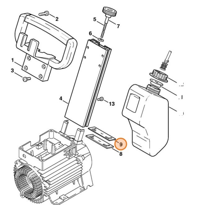 Płyta tłumiąca, Stihl 47227061505