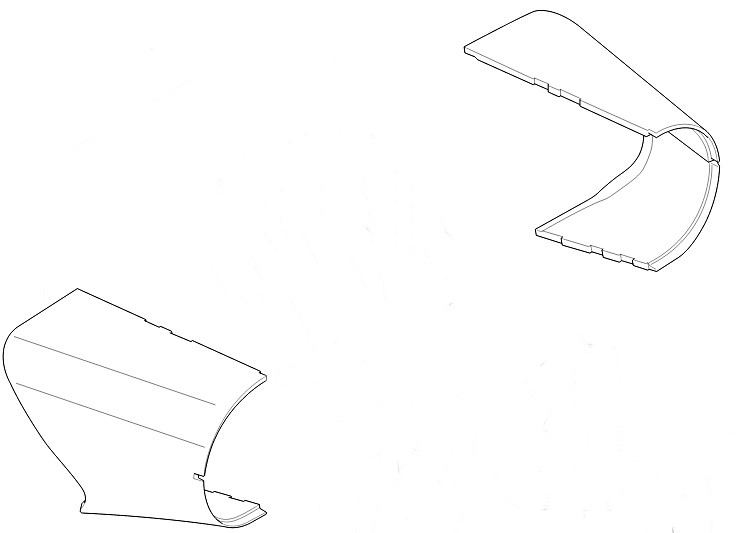 Zestaw wkładek tłumiących, Stihl BA020071000