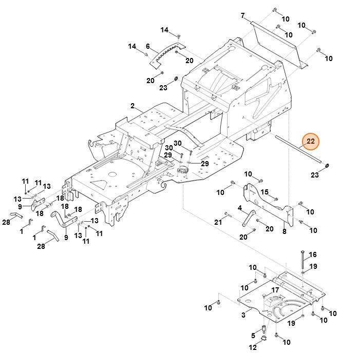 Wspornik, Stihl 61657633800