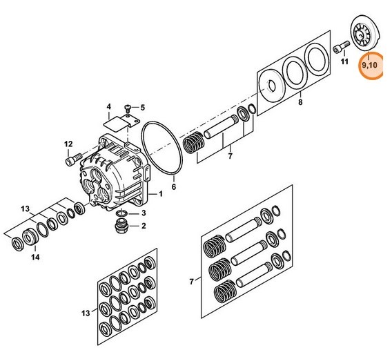 Tarcza zataczająca, Stihl 47887013001