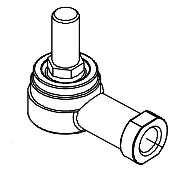 Końcówka drążka LHSA 10DE21Orec 80-1493-962-00
