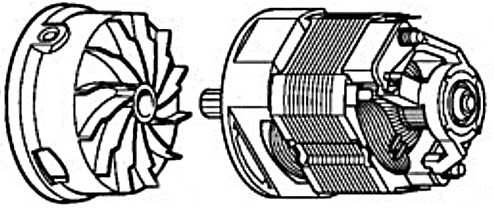 Silnik elektryczny 230 V/50 Hz, Stihl 48156000210