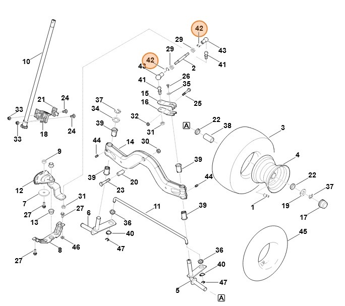 Pałąk zabezpieczający, Stihl 96660037016