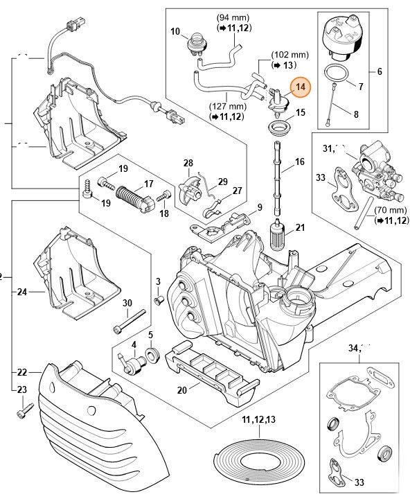 Element łączący, Stihl 42383532701