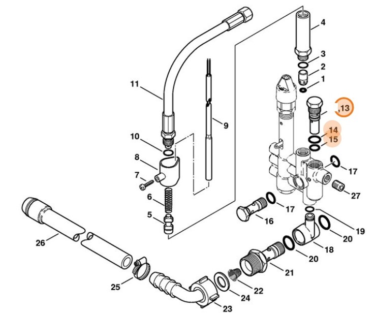 Zawór bezpieczeństwa, Stihl 47365100900