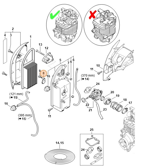 Pokrywka, Stihl 42821412900