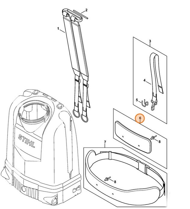 Wykładzina barkowa, Stihl 42557908000