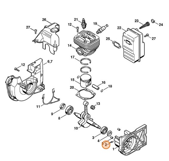 Króciec, Stihl 00009885211