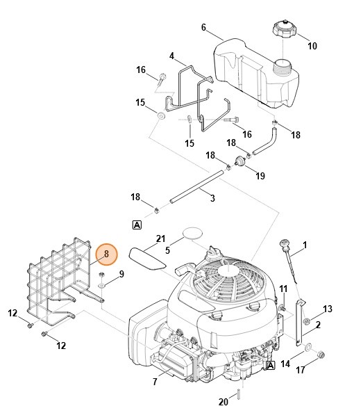 Kratka ochronna, Stihl 60121407200