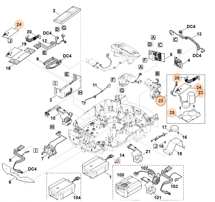 Zestaw modyfikujący 2G na LTE-M1 (CH), Stihl 63090071006