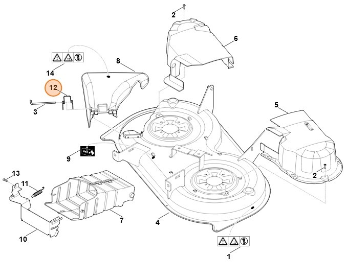 Sprężyna kątowa, Stihl 61657034900