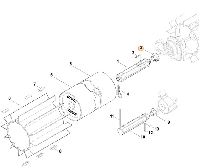 Osłona przed owijaniem, Stihl 46017321000