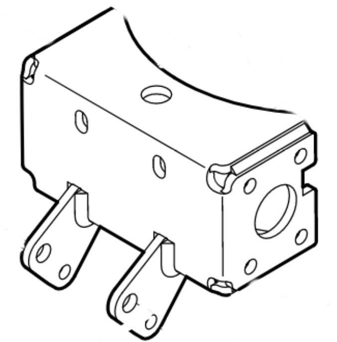 Wspornik ogranicznika głębokości, Stihl 62507400203