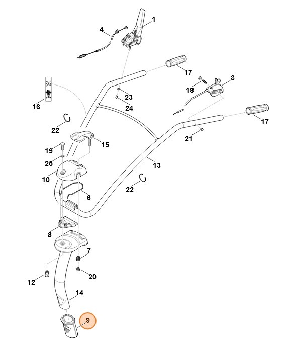 Odbój gumowy, Stihl 62417164605