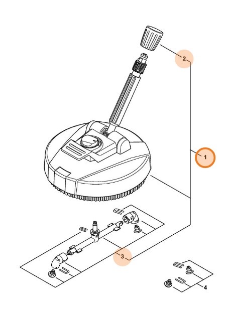 Urządzenie towarzyszące do czyszczenia R, Stihl 49105003904