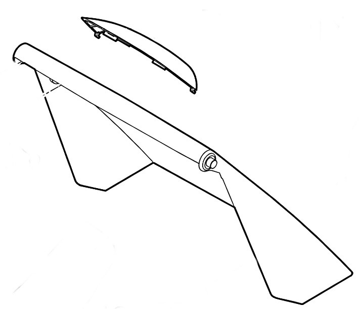 Pokrywa kompl., Stihl 63407002701