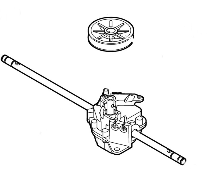 Przekładnia kompl., Stihl 63646400110