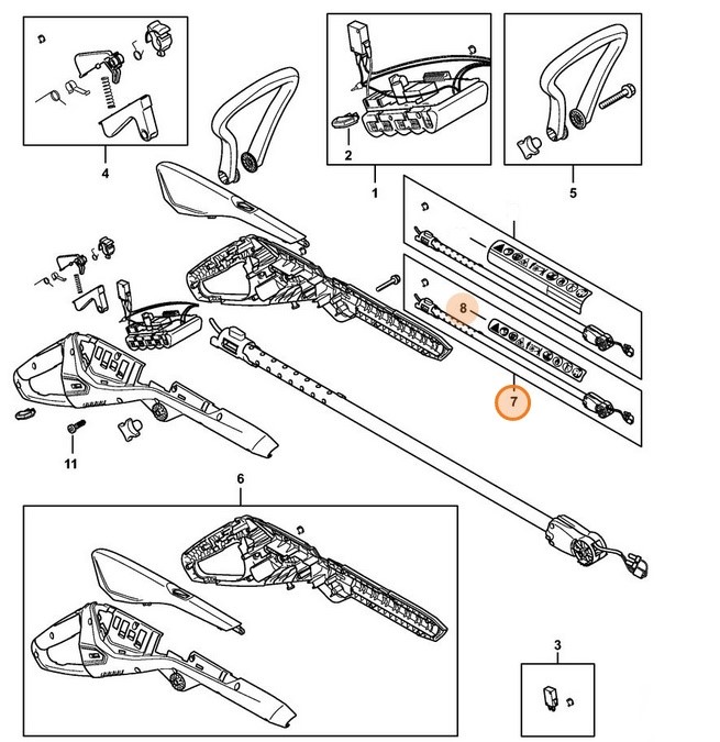 Wysięgnik Ø 24 mm, Stihl 45127107101