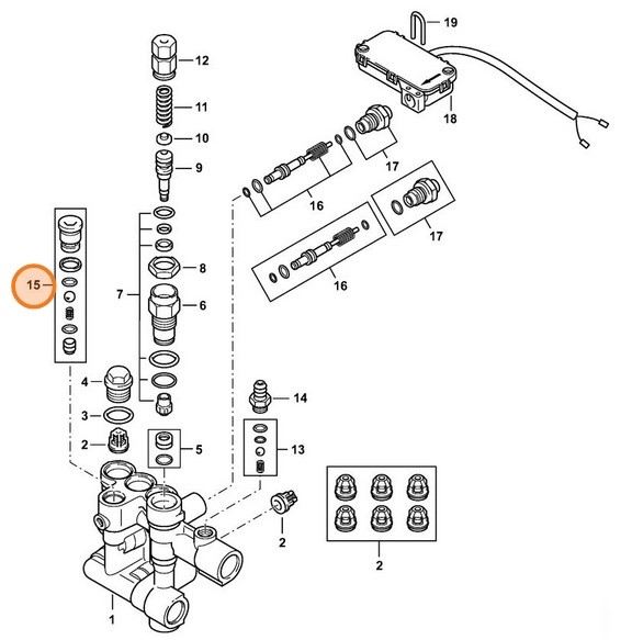 Zawór, Stihl 47885100400