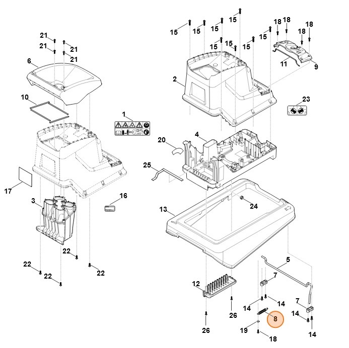 Sprężyna naciągowa, Stihl 60137035100