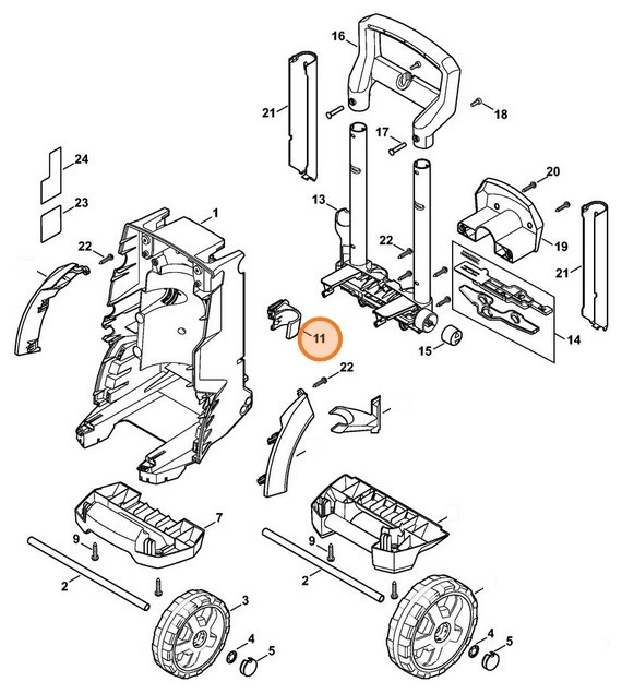 Mocowanie, Stihl 47767915400