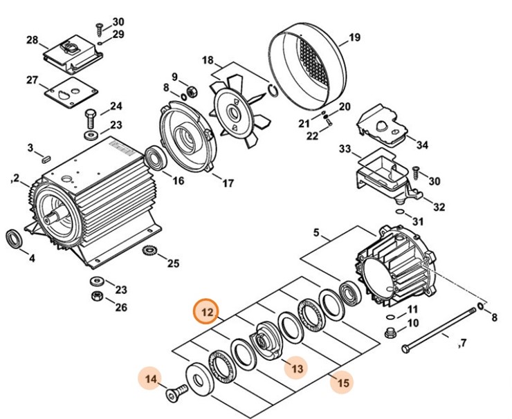 Tarcza zataczająca, Stihl 47807608700