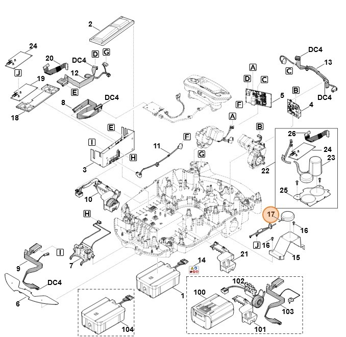 Antena (GPS/GPRS), Stihl 63094008401