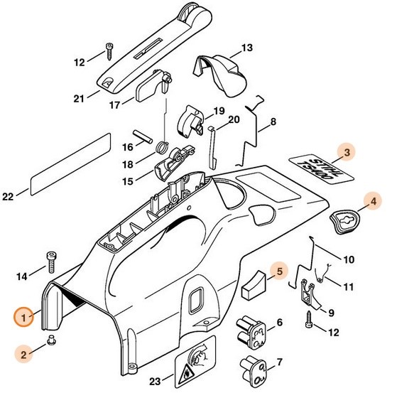 Pokrywa, Stihl 42230801604