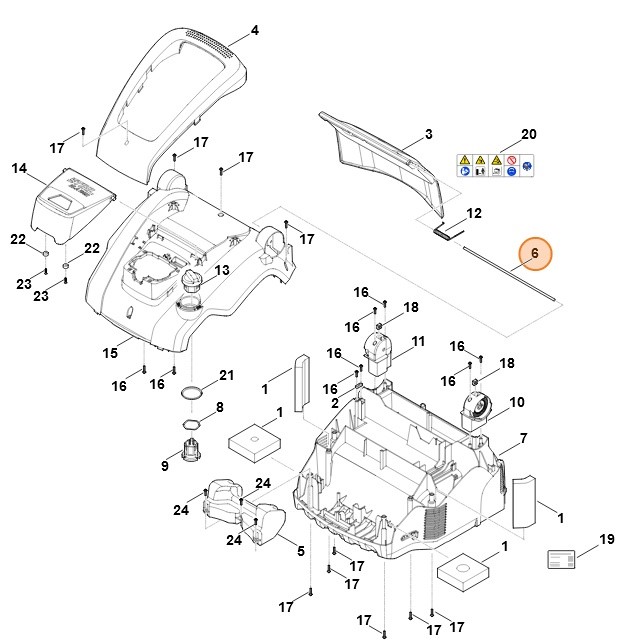 Oś, Stihl 62917110900