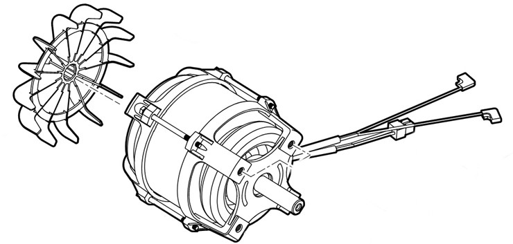 Silnik elektryczny 230V (1,6kW), Stihl 62906000211