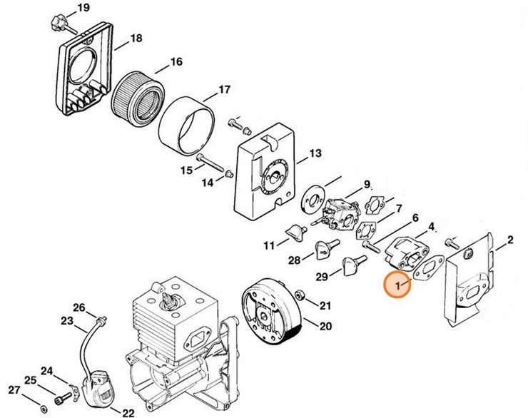Uszczelka, Stihl 42031290901