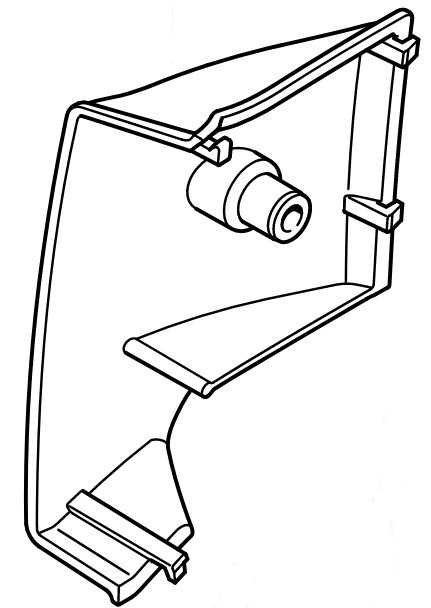 Pokrywa sterowania przepływem powietrza, Stihl 43130800901