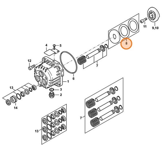 Łożysko igłowe, Stihl 47887642300