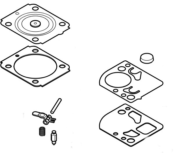 Zestaw podzespołów gaźnika RB-288, Stihl Z010001K018