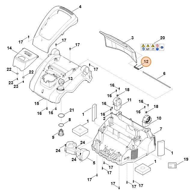 Sprężyna kątowa, Stihl 62917165600