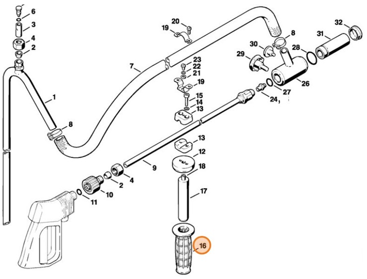 Rękojeść, Stihl 49005021900