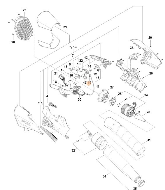 Przełącznik, Stihl BA014300501
