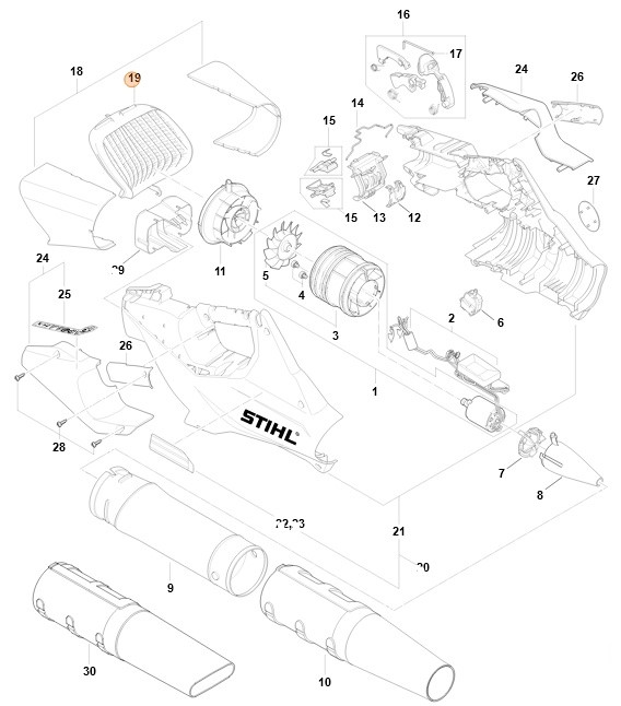 Kratka ochronna, Stihl BA027068000