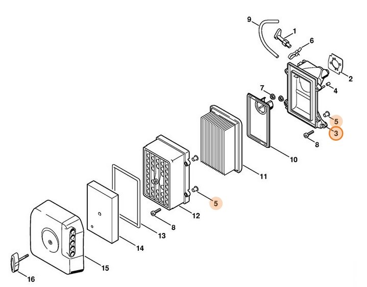 Podstawa filtra (dno), Stihl 42231203402