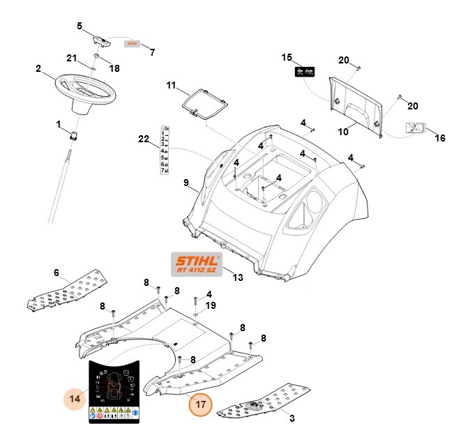 Pokrywa, Stihl 61657802012