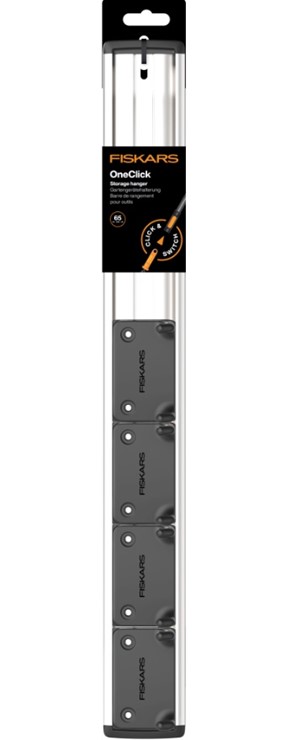 Uchwyt na narzędzia wieszak ścienny 4 podwójne haki OneClick, Fiskars 1082705