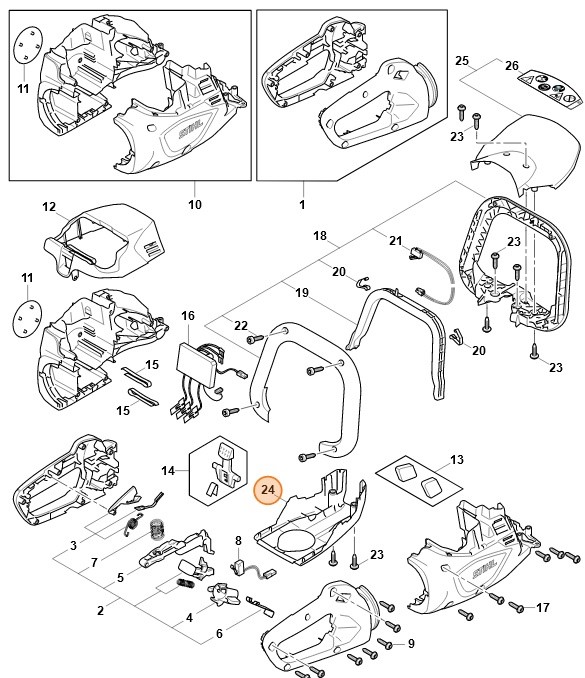 Osłona, Stihl HA076410600