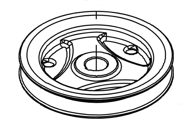Koło pasowe, Orec 80-1415-571-10