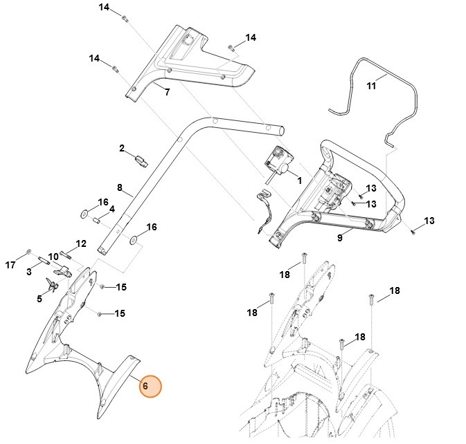 Wspornik, Stihl 63207036225