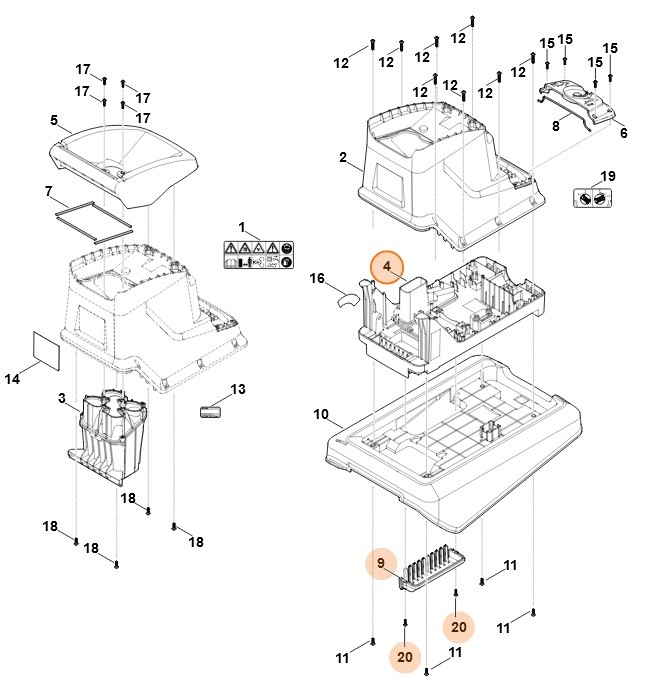 Obudowa, Stihl 60137011016