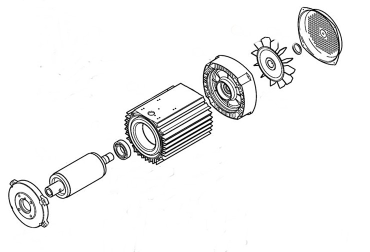 Silnik elektryczny 400 V/50 Hz, Stihl 47526000201