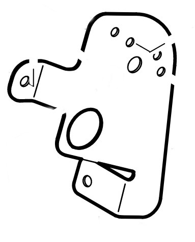 Płytka wspornika, Stihl 61707635450