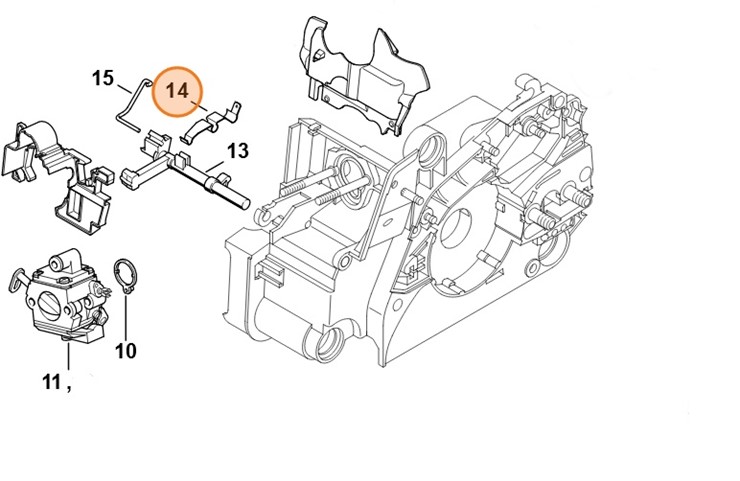 Sprężyna zestykowa, Stihl 11304421602