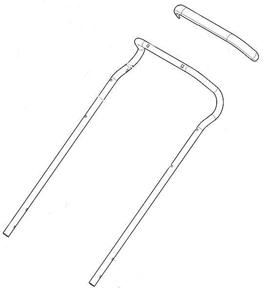 Górna część uchwytu kierującego, Stihl 63787803096